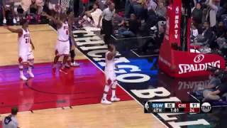 Klay Thompson And Stephen Currys Deep Range Slump Warriors Vs Bulls 3.2.17 16-17 Nba Season