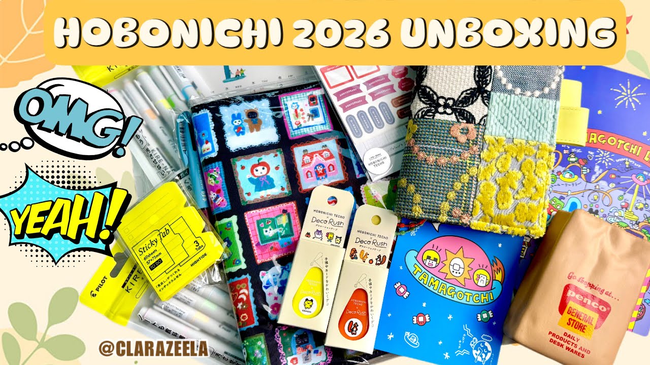 Распаковка и доставка Hobonichi 2026 | Мои любимые японские ежедневники, органайзеры и канцелярск...