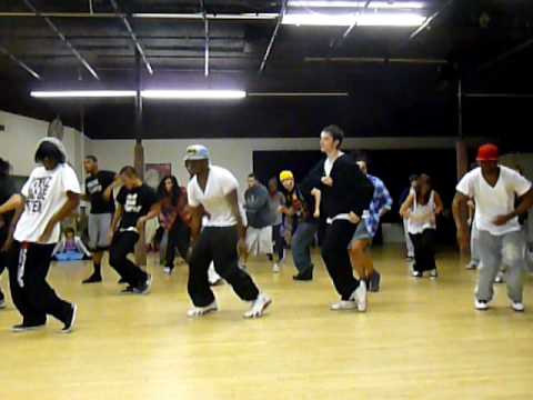 Chonique Sneed choreography dance class 10-26-09 Dirty Money "Love Come Down" at Debbie Reynolds