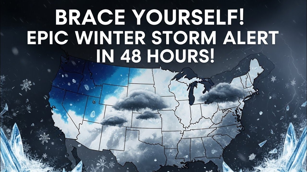 Brace Yourself! Epic Winter Storm Alert in 48 Hours!#HistoricWinter# ...