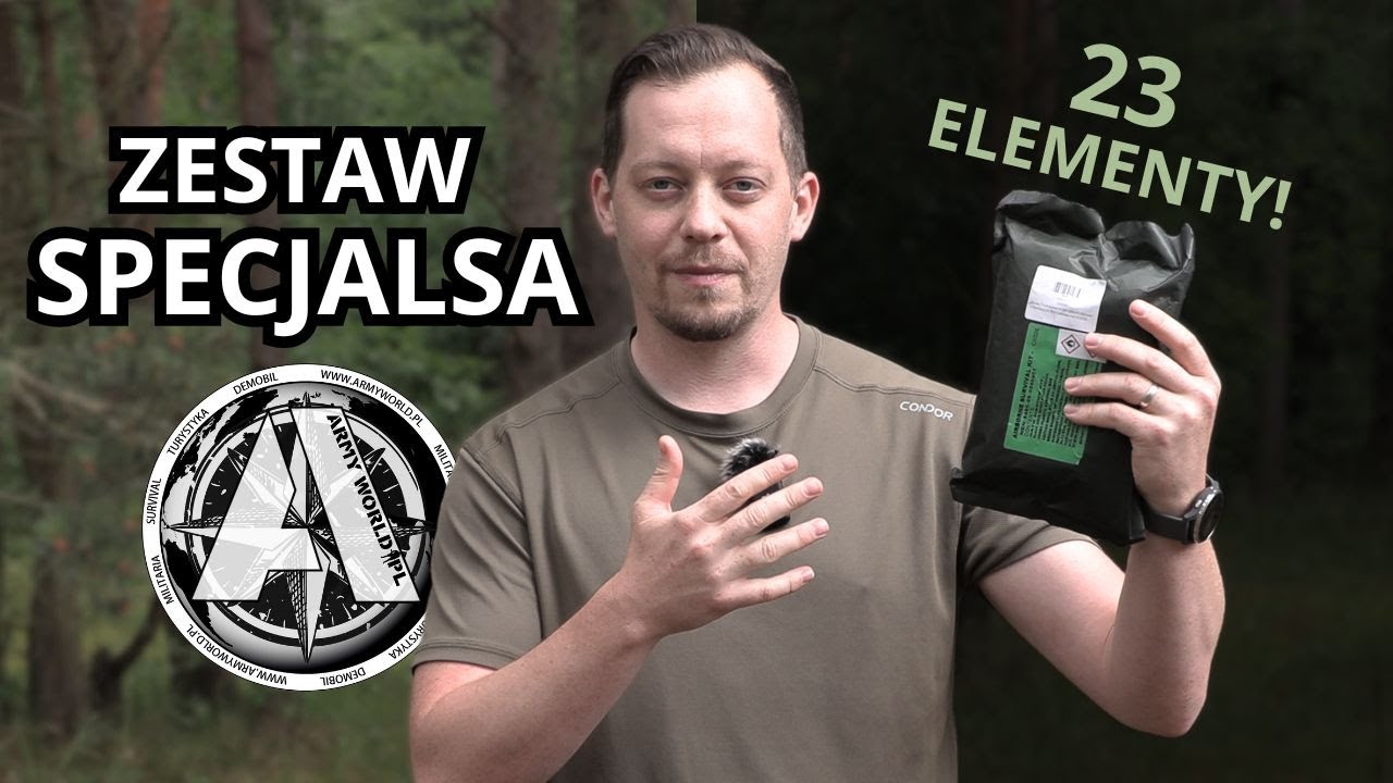 Zestaw Przetrwania Sił Specjalnych. 23 elementy!
