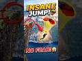 Crazy BASE Jump Off Huge Cliff! 🪂 😱 #shorts