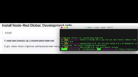 SIP Install Global Node-RED