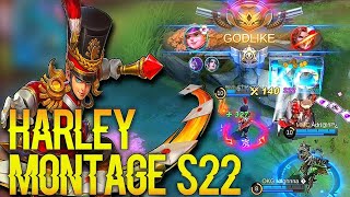 HARLEY MONTAGE! ONE OF THE BEST HIGHLIGHTS MOMENTS, MOBILE LEGENDS BANG BANG