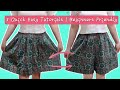 How to make shorts out of skirt & How to make skirt out of shorts, DIY Skirt Short Pattern All sizes