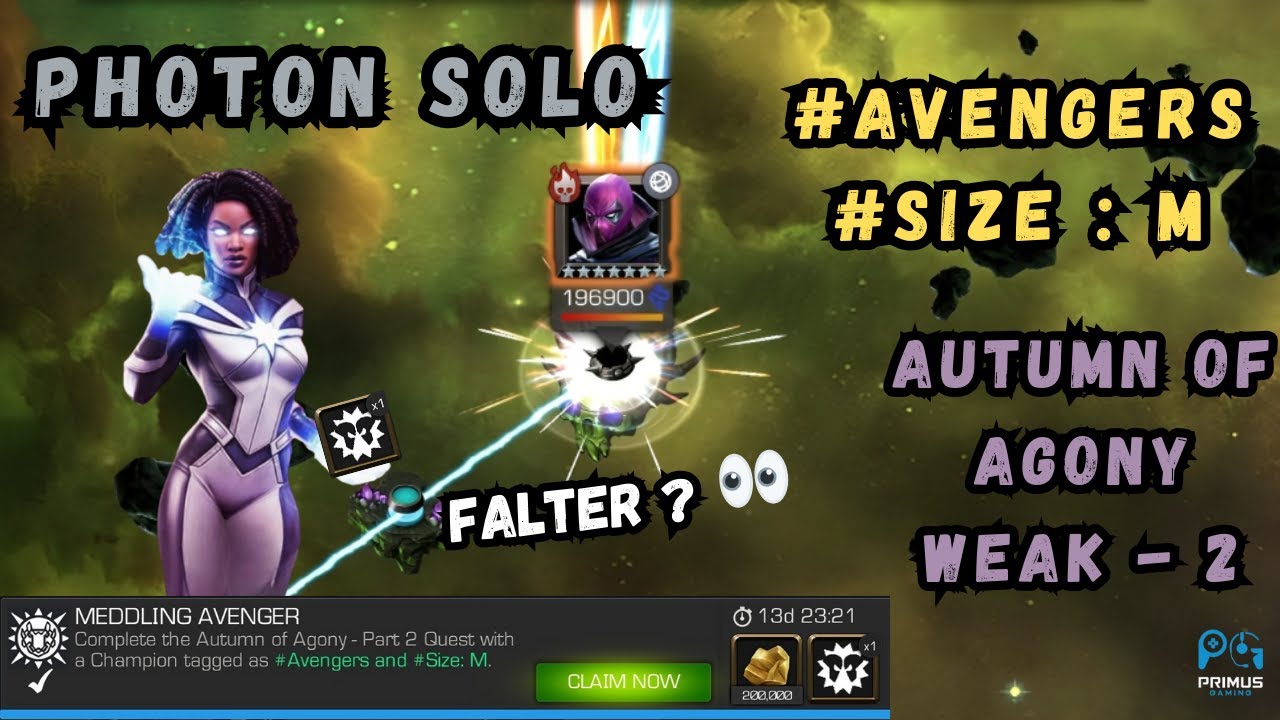 Autumn of Agony Week 2 : PROWLER Boss SOLO | Objective : 