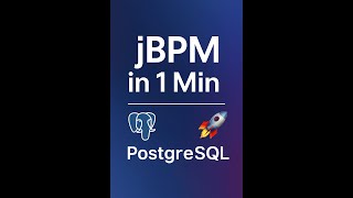 jBPM + PostgreSQL in 1 Min 🚀 | Quick Setup