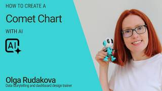 How to create a comet chart with AI