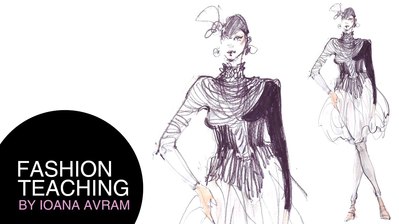 How To Draw Fashion Sketches Youtube in How To Draw Fashion Designs