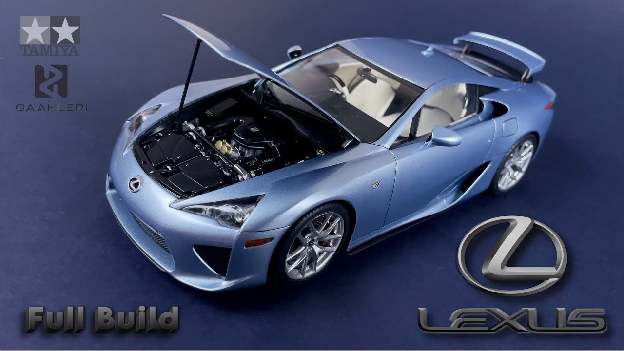 Lexus LFA 1/24 – Full Model Build (Tamiya) | ASMR Scale Modeling