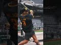 Russell Wilson crushing baseballs ⚾️ via @Pirates #steelers #nfl #mlb