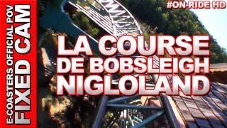 Course de Bobsleigh - Nigloland | On-Ride (ECam HD)