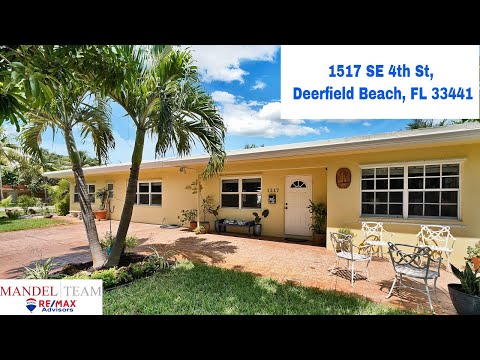 1517 SE 4 ST, Deerfield Beach, FL home video tour