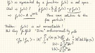 PHYS 3316: Continuous eigenvalues Part II