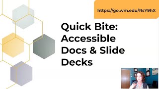 Accessible Docs and Slide Decks Wealth