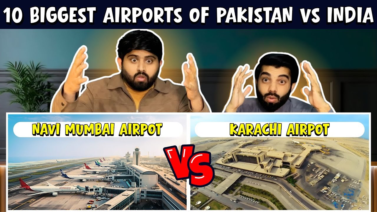 Pakistani Reaction On 10 Biggest Airports of Pakistan 🇵🇰 Vs India 🇮🇳 ...