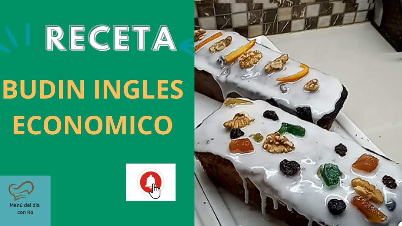 BUDIN INGLES ECONOMICO RECIPE ENGLISH AND SPANISH YouTube