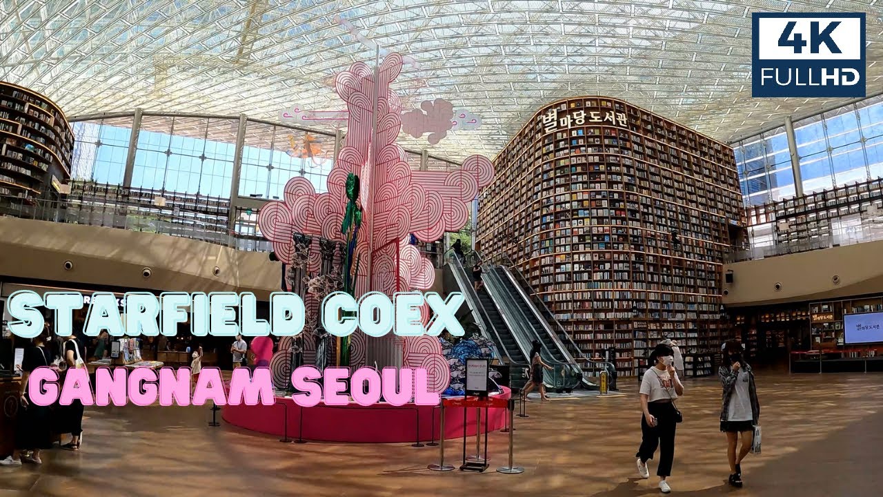 4K HD COEX Mall Gangnam Largest Underground Mall In Asia 4K HD COEX Mall Gangnam Largest Underground Mall In Asia