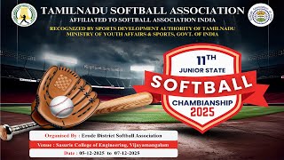 11th Junior State SOFT BALL CHAMPIONSHIP 2025 | SASURIE GROUP OF INSTITUTIONS | VIJAYAMANAGALAM screenshot 5
