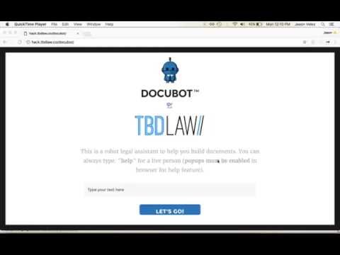 Docubot Wordpress plug in with Help function (on demand video)