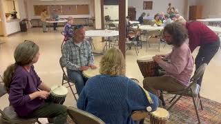 Drumming and Coffee at the UU Congregation of Flint