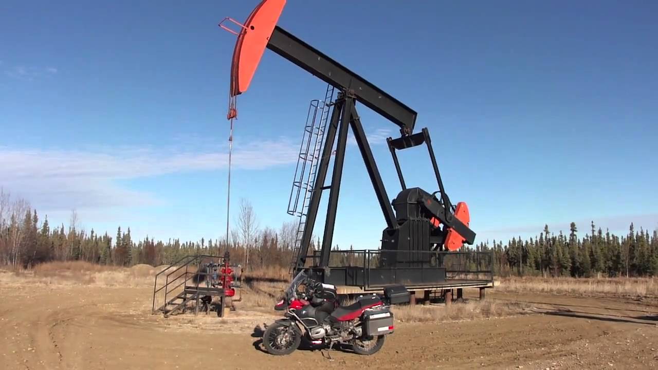 CNRL pumpjack along Hwy88 Alberta YouTube