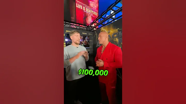 The Rock Vs Mrbeast For $100,000