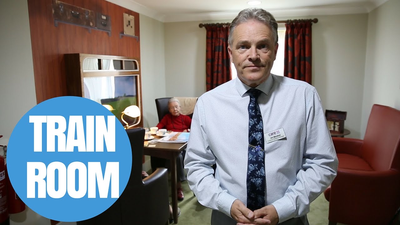 Care Home Takes Residents On A Trip By Transforming A Room Into A Train