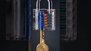 See How the Pins Move in a Lock 🔑 #satisfying #engineering #shorts #quantaq