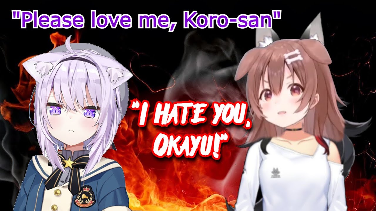 "Korone" Rejects "Okayu", as played by Mio and Subaru (SMOK) [Eng Sub/Hololive]