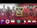 جميع المنتخبات الفائزة بكأس آسيا من سنة 1972 الى 2019