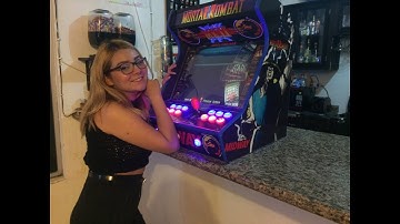 19” Mortal Kombat II (Blue Edition) Bartop Arcade, Hyperspin 17,500 games, Sailor Moon Gameplay