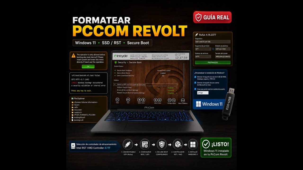 Miniatura del vídeo de ANDO TV: PcCom Revolt: solución real al error de instalación de Windows 11