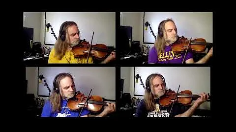 Deep River for Four Violins All Played by Larry Ly...