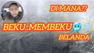 DIMANA?? BEKU MEMBEKU//BELANDA #lievinginholland #beku #dingin #salju 