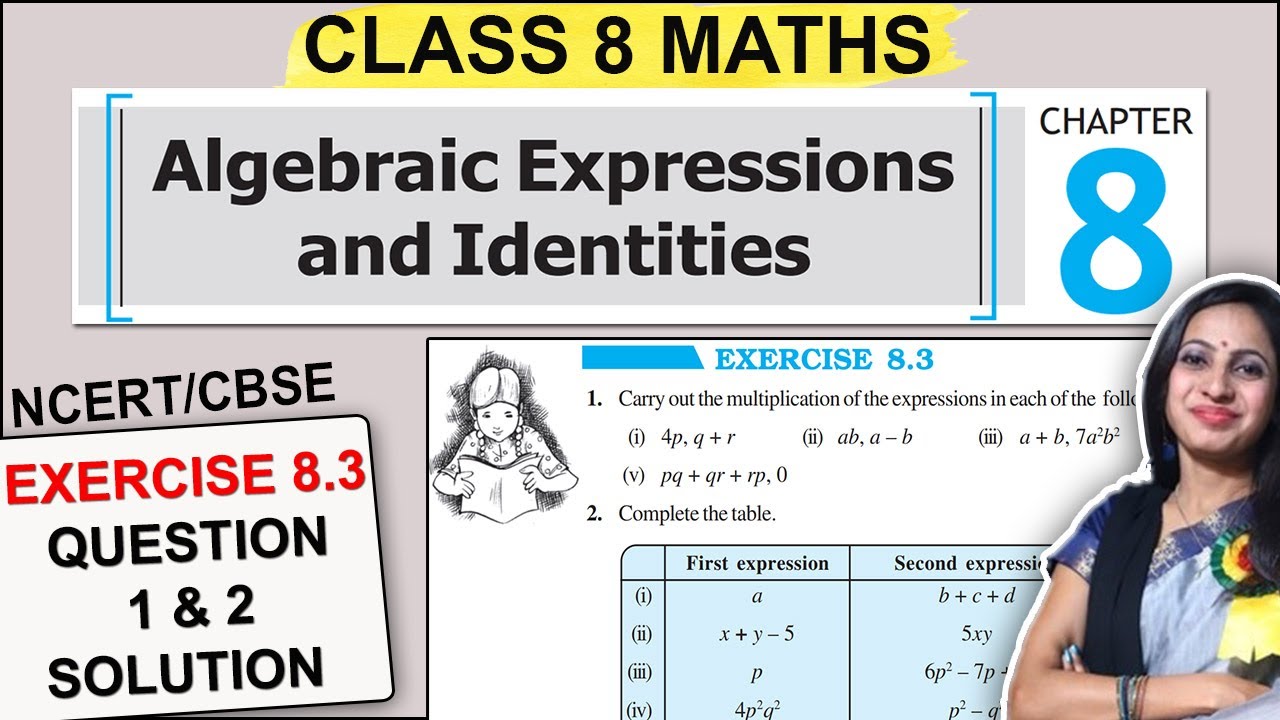 Class 8 Maths | Exercise 8.3 Question 1 & 2 Solution | 8th Class Math ...