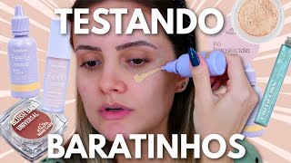 TESTANDO MAKES BARATINHAS | Ruby Rose, Avon e Miss Lary