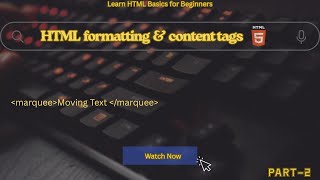 💻 HTML Scrolling Text Effect Using Marquee Tag | Beginner Friendly Tutorial | CodeCrazyX