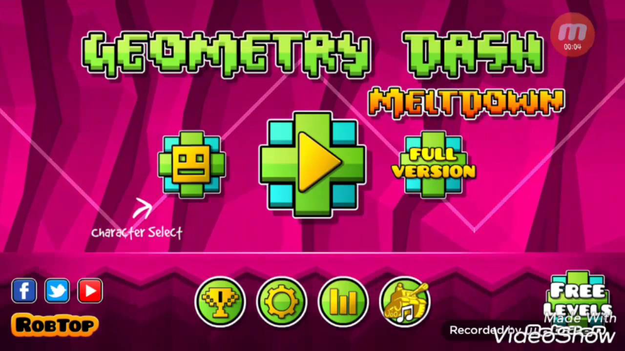 GEOMETRY DASH MELTDOWN - YouTube