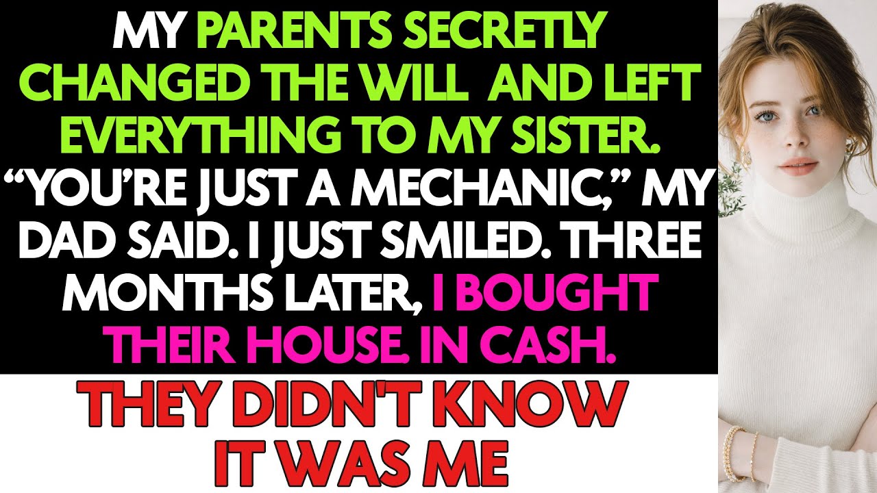 Parents Erased Me From Grandpa’s Will—So I Quietly Bought Their House and Watched