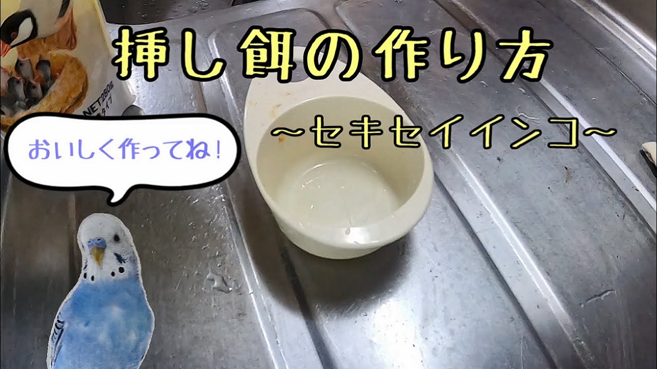 挿し 餌 作り方