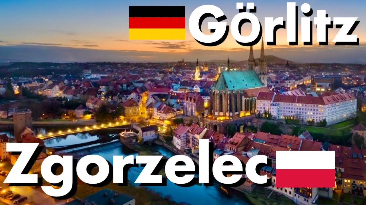 Zgorzelec Poland 🇵🇱 Görlitz Germany 🇩🇪 | Cross-Border International 4K walk | 4K 60 FPS HDR