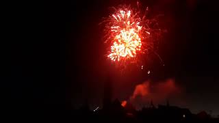 Feuerwerk zum 1. August in Baden Aargau (2)