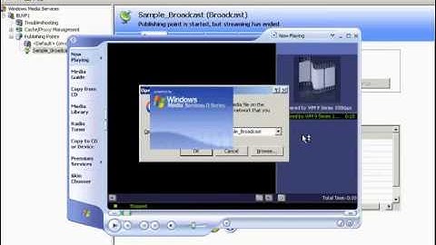 Windows Server 2003 Streaming Media Server Configuration I