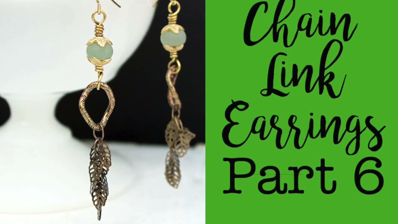 DIY Chain Link Earrings Part 6 YouTube