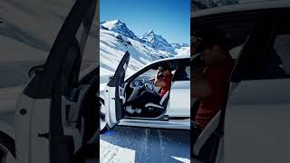 Futuristic BMW Flying Car in Snow Mountains  | Next Level Concept Car