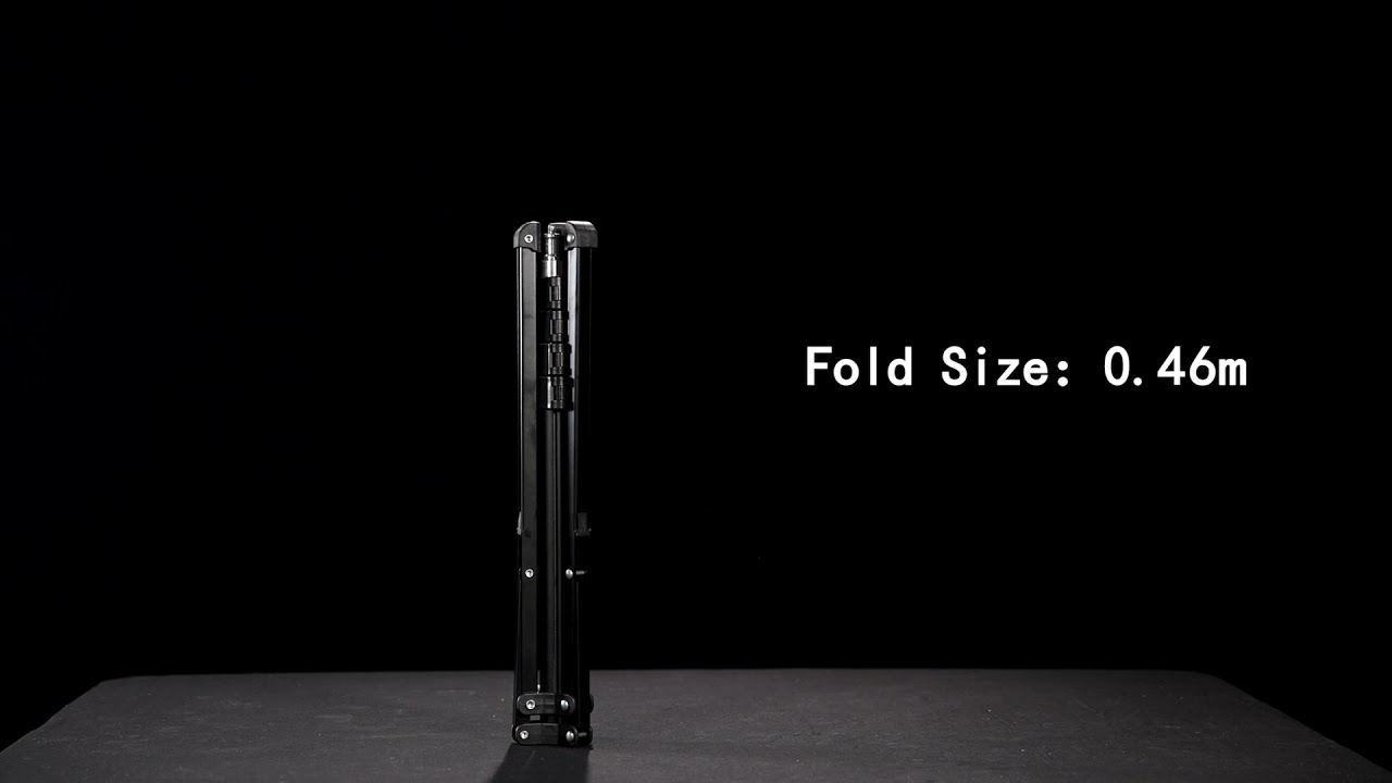 Came-TV Quick Set Up Compact and Portable Reverse Folding Light Stand for Traveling