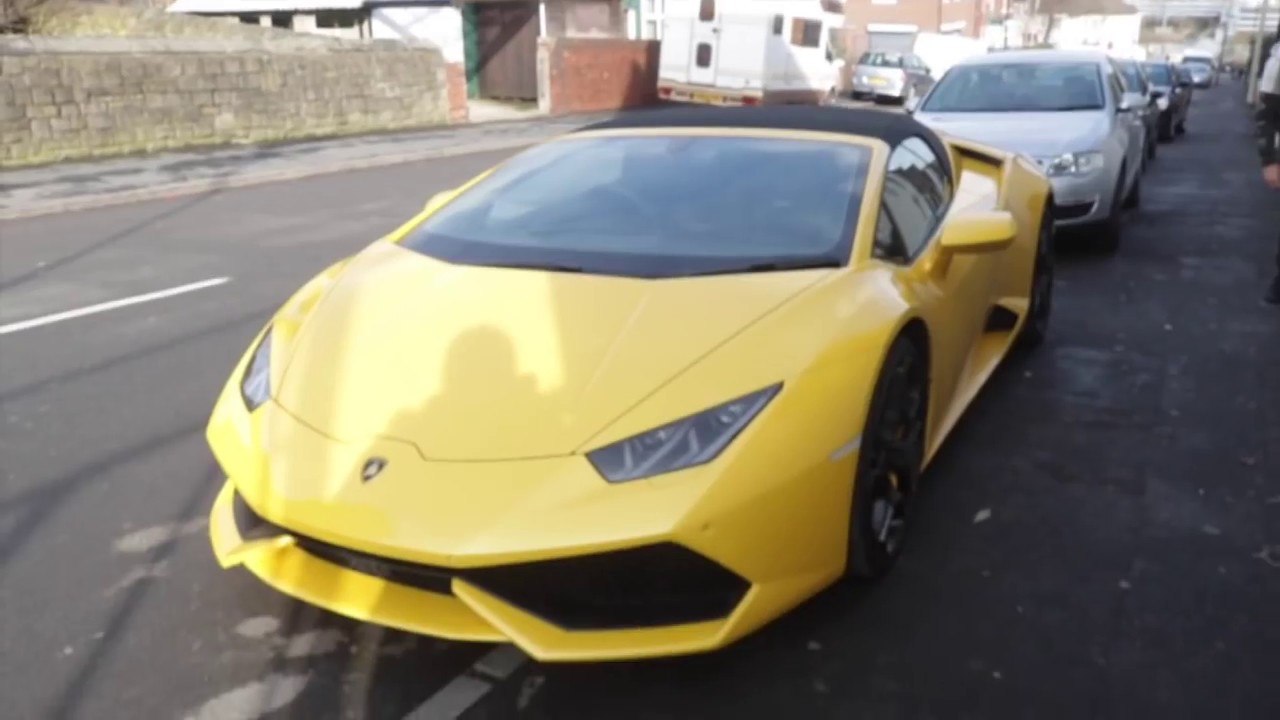 Lambo Joe Exclusive Billy Joe Saunders Takes Ifl Tv In His Yellow Lamborghini Around Sheffield Youtube