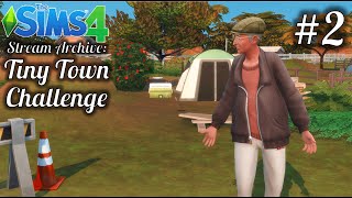 Sims 4: Playing Deligracy's Tiny Town Challenge!  Ep. 2 // Stream Archive