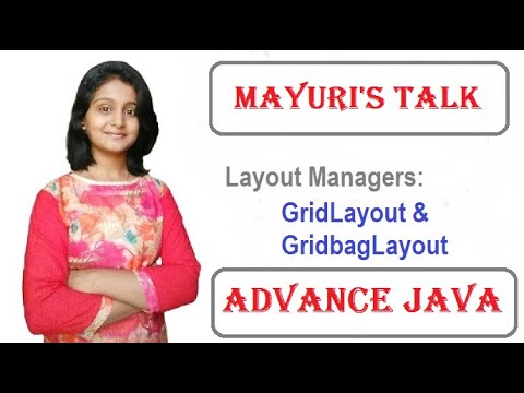 LayoutManger. GridLayout and GridBagLayout Tutorial. Mayuri's Talk. Mayuri Mali.
